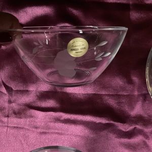 ✨Princess House crystal salad/cereal bowls.